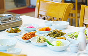 화순흑염소 상차림